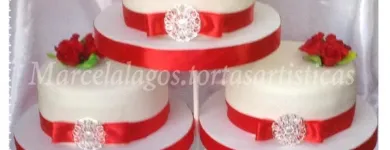 La imagen 19 de la Empresa MARCELALAGOS.TORTASARTISTICAS tortas bodas en El Bosque RM